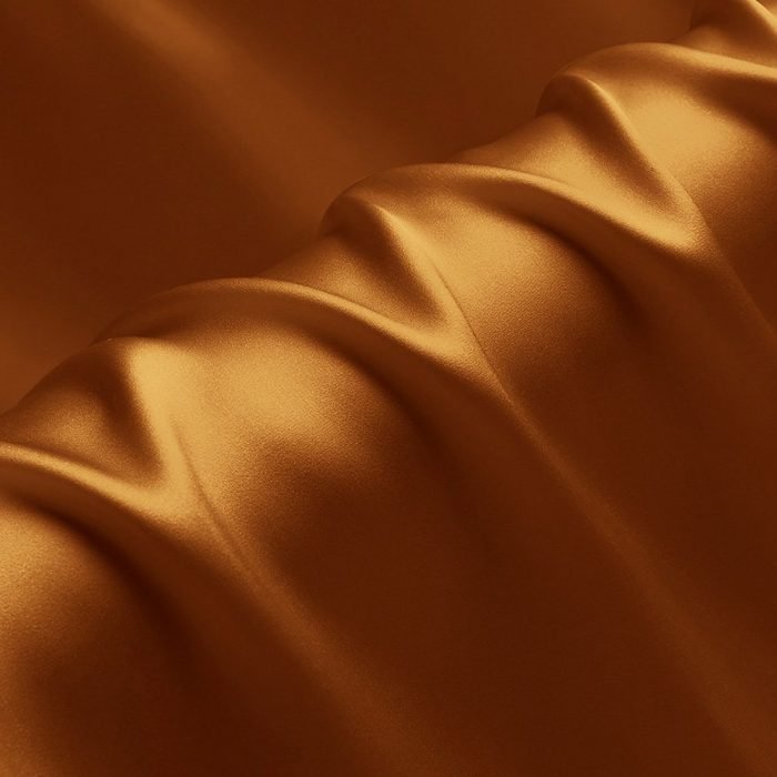 Rust Brown Charmeuse Fabric 100% Pure Silk for Fashion Rust Brown Charmeuse Fabric 100% Pure Silk for Fashion