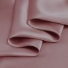 Pink Suede Color Charmeuse Fabric Pure Silk for Fashion