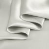 Grey Cream Color Charmeuse Fabric Pure Silk for Fashion Grey Cream Color Charmeuse Fabric Pure Silk for Fashion