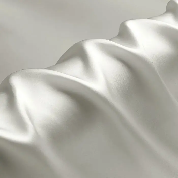 Grey Cream Color Charmeuse Fabric Pure Silk for Fashion Grey Cream Color Charmeuse Fabric Pure Silk for Fashion