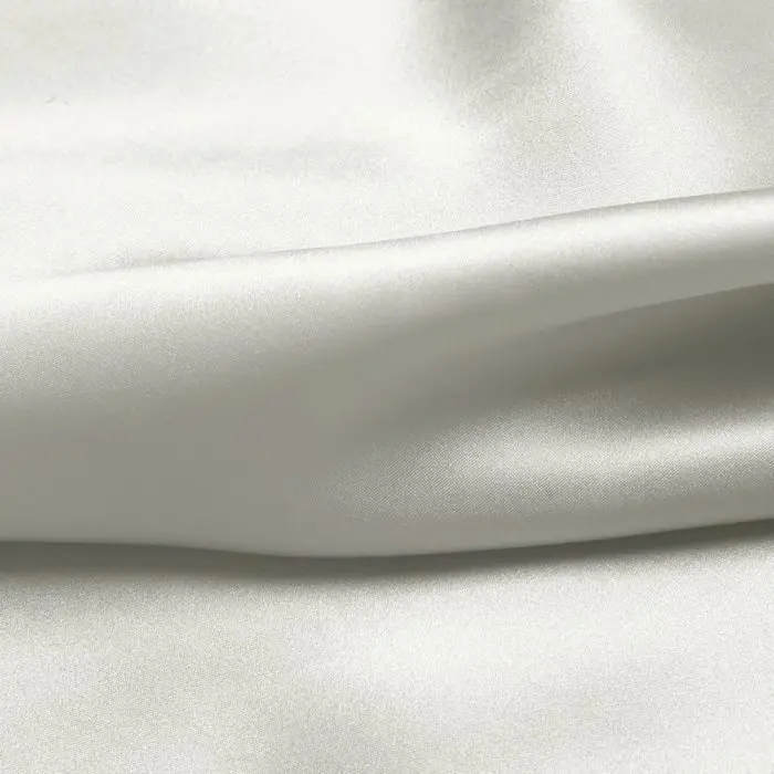 Grey Cream Color Charmeuse Fabric Pure Silk for Fashion Grey Cream Color Charmeuse Fabric Pure Silk for Fashion