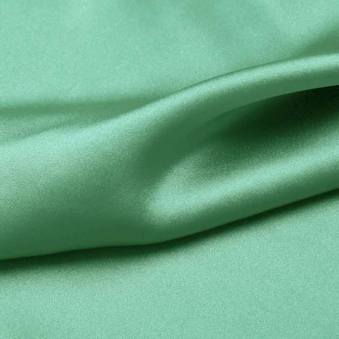 Lake Green Charmeuse Fabric Pure Silk for Fashion Apparel Lake Green Charmeuse Fabric Pure Silk for Fashion Apparel