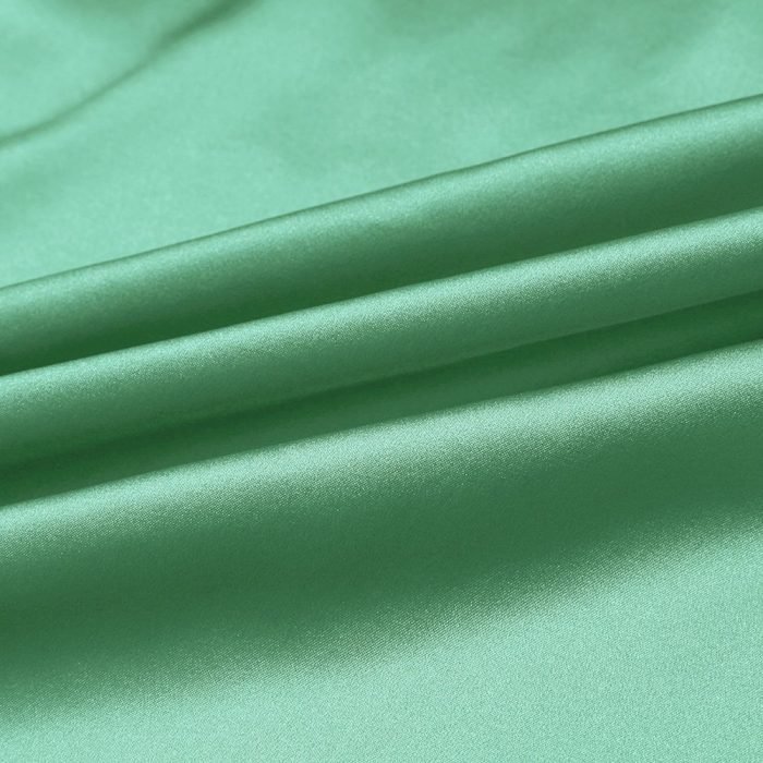 Lake Green Charmeuse Fabric Pure Silk for Fashion Apparel Lake Green Charmeuse Fabric Pure Silk for Fashion Apparel