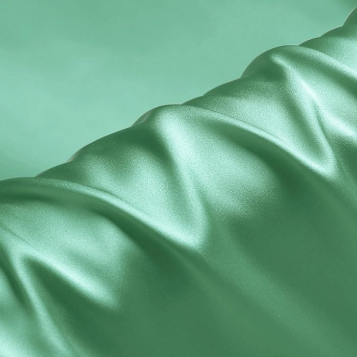 Lake Green Charmeuse Fabric Pure Silk for Fashion Apparel Lake Green Charmeuse Fabric Pure Silk for Fashion Apparel