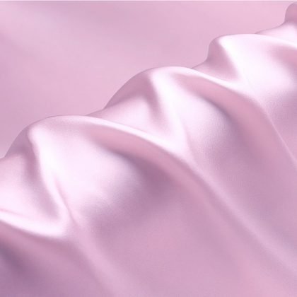 Cherry Blossom Pink Charmeuse 100% Pure Silk Fabric for Fashion
