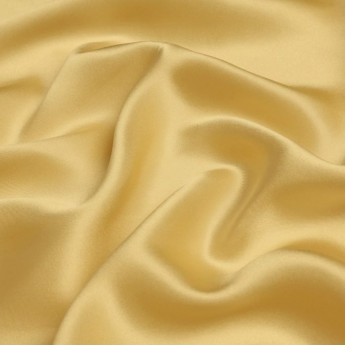 Golden Charmeuse Fabric Pure Silk Fabrics for Fashion Golden Charmeuse Fabric Pure Silk Fabrics for Fashion