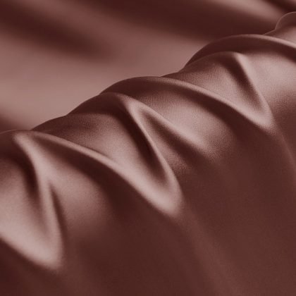 Old Rose Color Charmeuse Fabric Pure Silk for Fashion