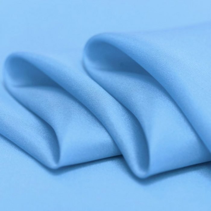 Pale Blue Habotai 100% Pure Silk Fabric for Apparel Pale Blue Habotai 100% Pure Silk Fabric for Apparel