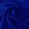 Royal Blue Crepe de Chine Pure Silk Fabric for Summer
