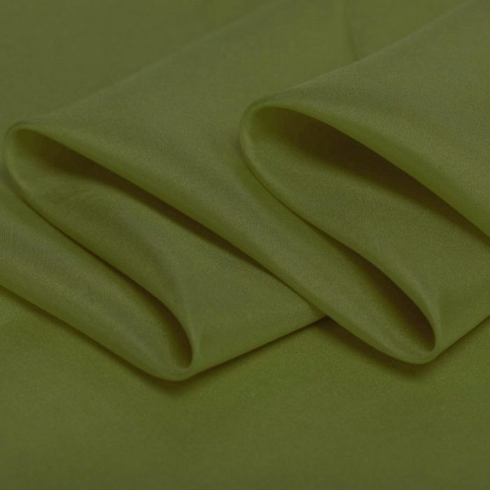 Cedar Green Habotai Pure Silk Fabric for Apparel Cedar Green Habotai Pure Silk Fabric for Apparel