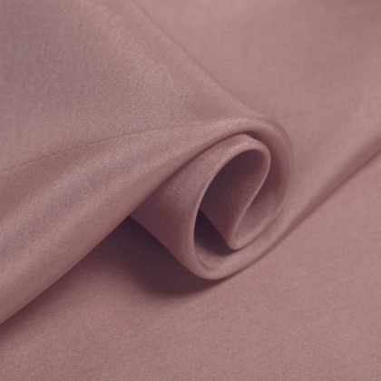 Pink Suede Color Habotai Pure Silk Fabric for Apparel
