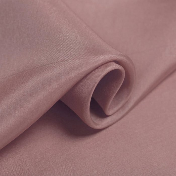 Pink Suede Color Habotai Pure Silk Fabric for Apparel