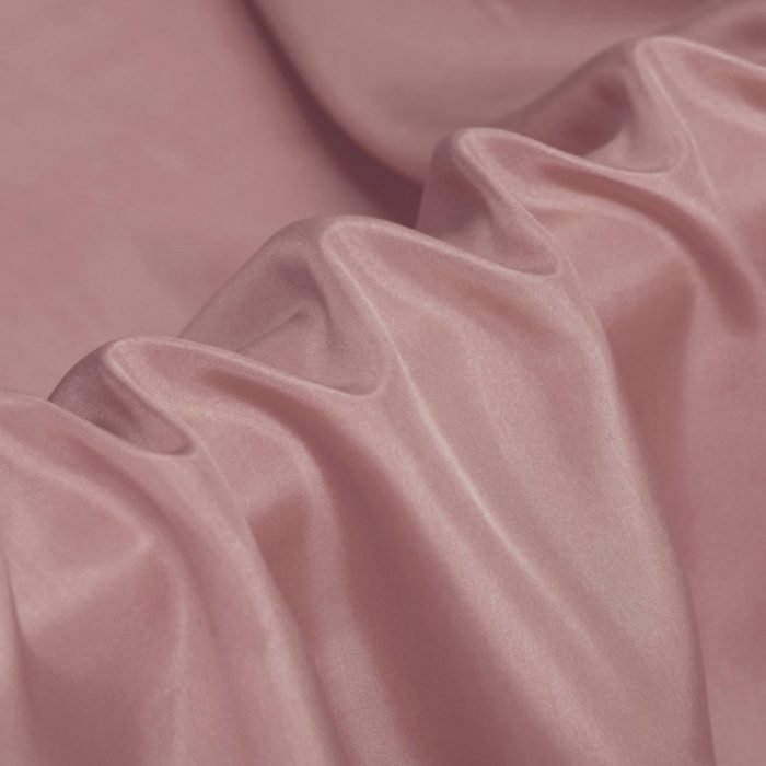 Pink Suede Color Habotai Pure Silk Fabric for Apparel