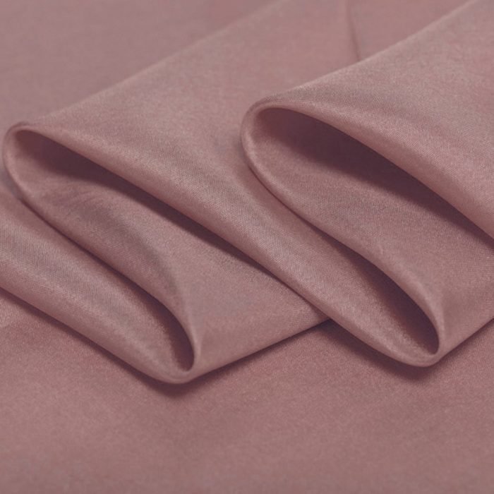 Pink Suede Color Habotai Pure Silk Fabric for Apparel