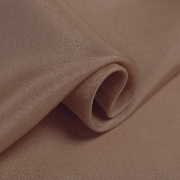Cameo Brown Habotai Pure Silk Fabric for Apparel Cameo Brown Habotai Pure Silk Fabric for Apparel