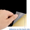 15PCS Black Self Adhesive Velvet Fabric for Craft